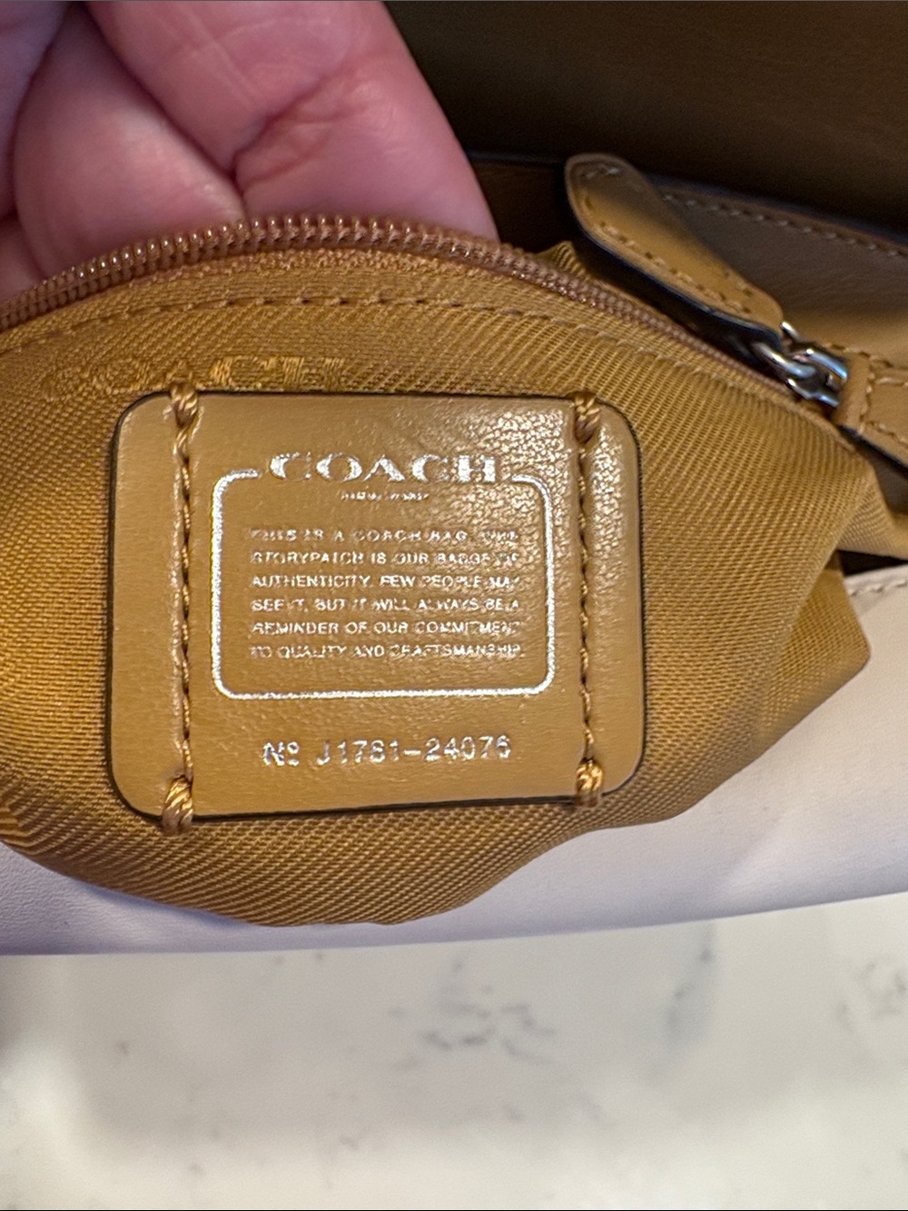 Coach Cream Leather Studded Crossbody Shoulder Bag - Picture 11 of 15